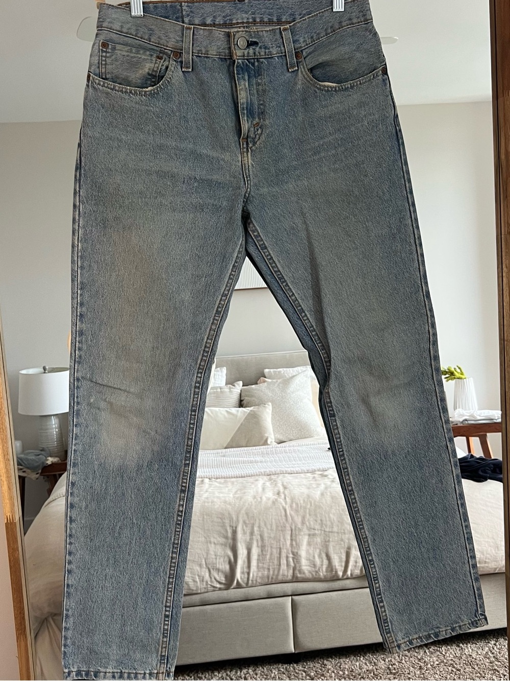 Levi's Men's Light Blue Slim Straight Jeans